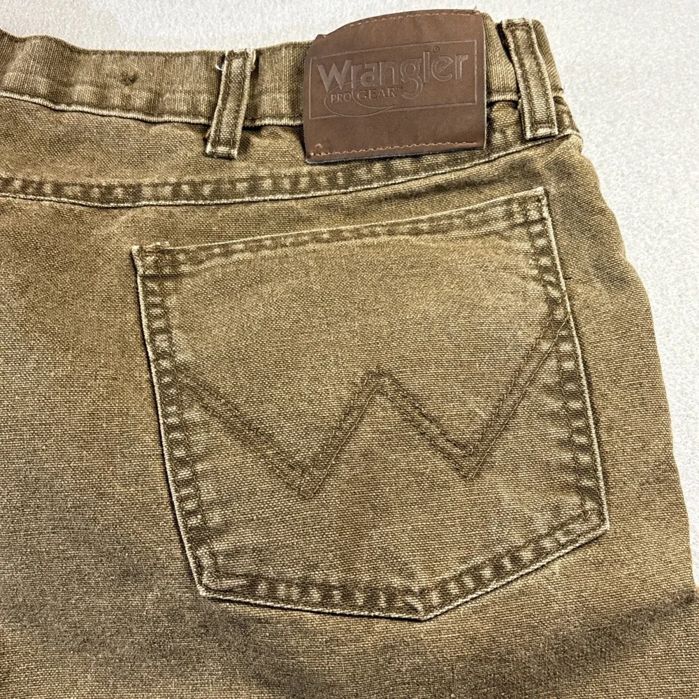 Wrangler Jeans Men 42x30 Rugged Wear Brushpopper Cowboy Double Knee Straight‎